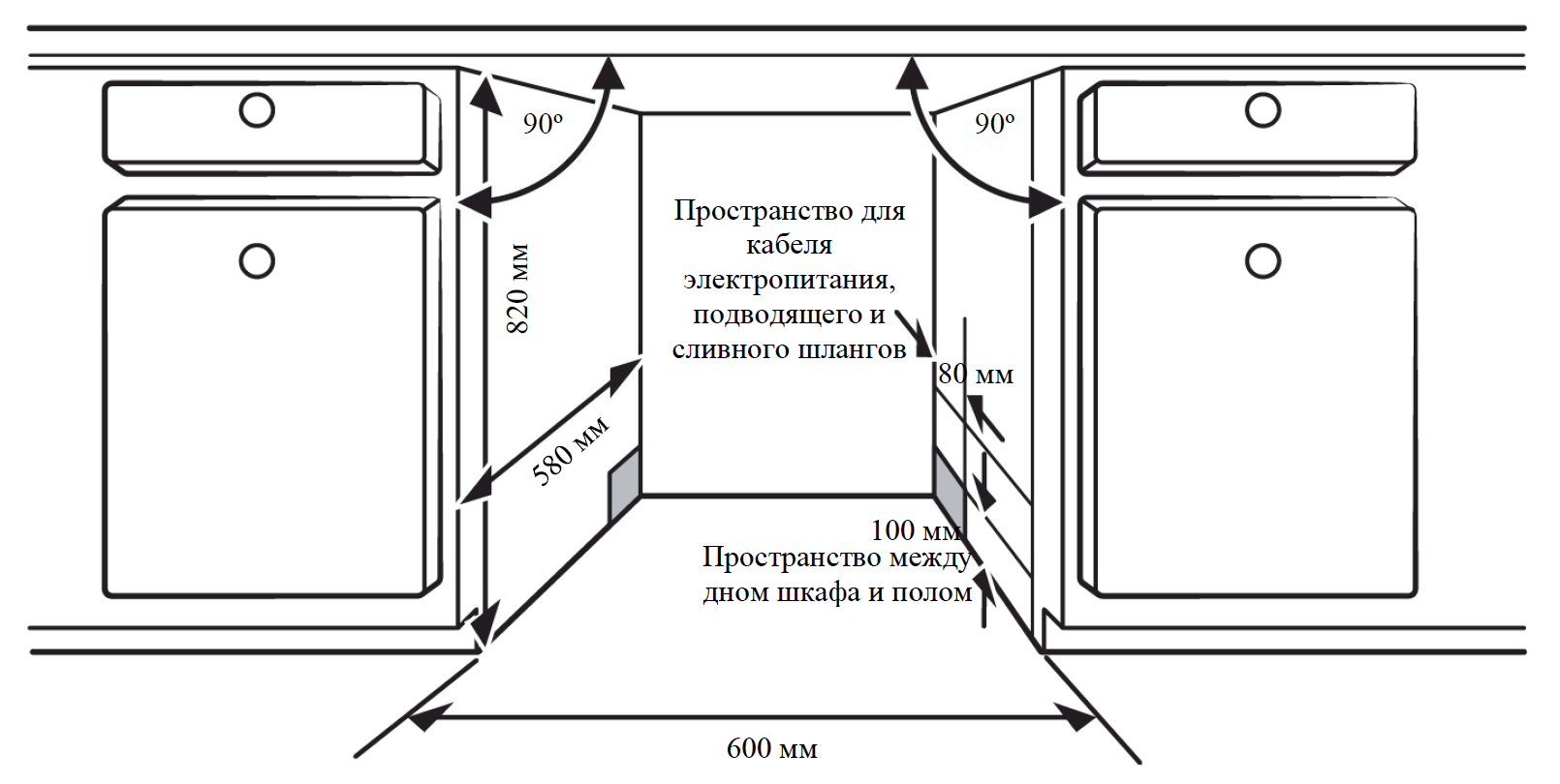 картинка Посудомоечная машина встраиваемая Weissgauff BDW 6063 D 