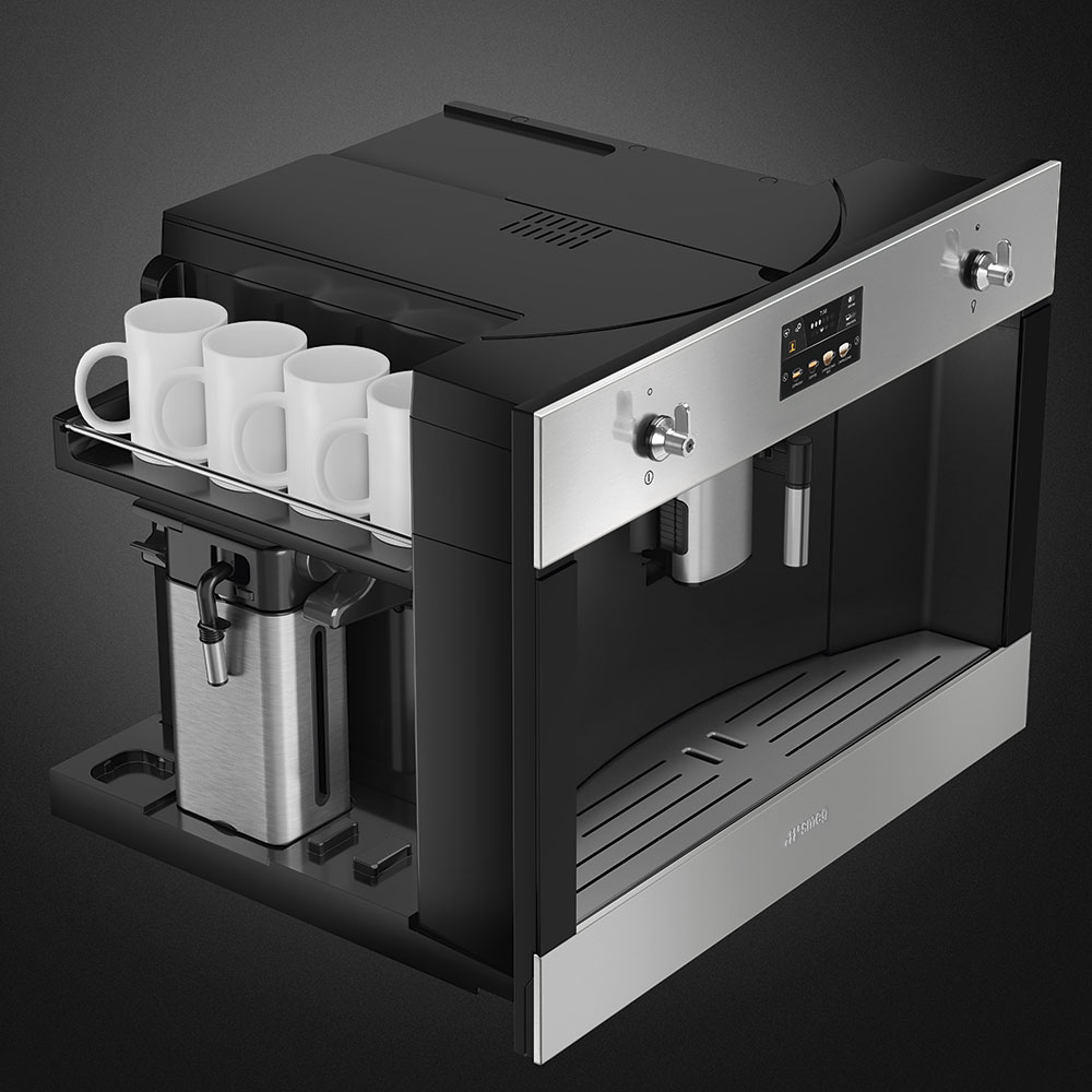 картинка Кофемашина Smeg CMS4303XRU  картинка Кофемашина Smeg CMS4303XRU