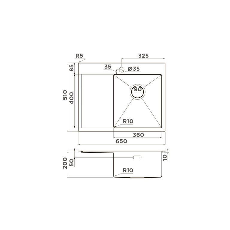 картинка Мойка Omoikiri Akisame-65-GM-L 