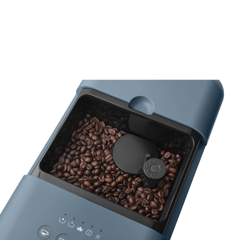 картинка Кофемашина Smeg BCC12SBMEU синий шторм матовый 