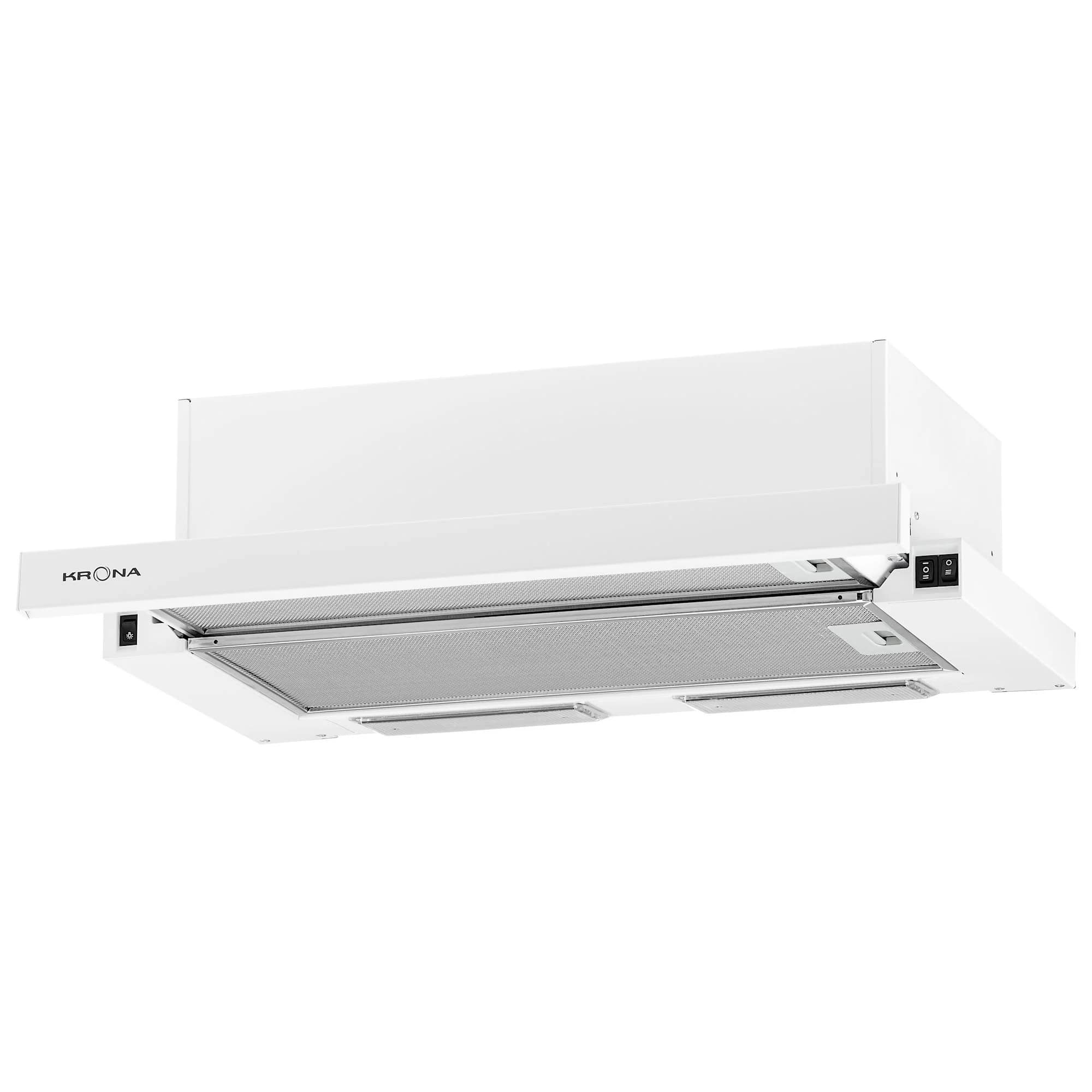 картинка Кухонная вытяжка Krona VITTORIA 600 white PB  картинка Кухонная вытяжка Krona VITTORIA 600 white PB