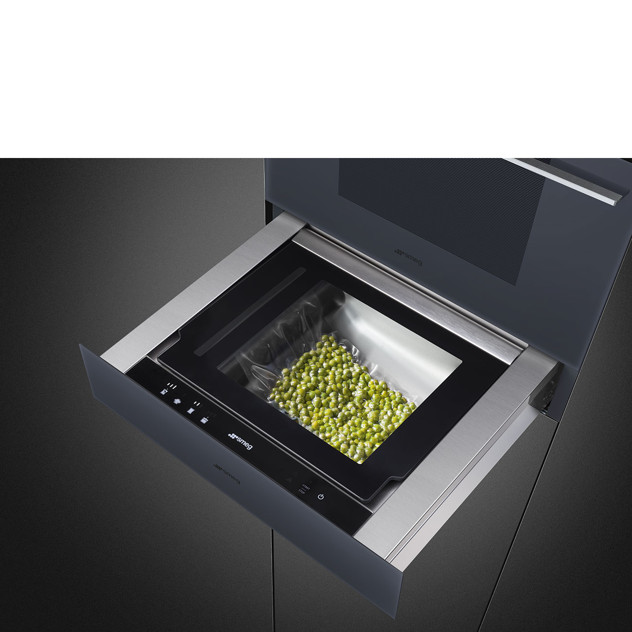 картинка Ящик для вакуумирования Smeg CPV115G Neptune Grey   картинка Ящик для вакуумирования Smeg CPV115G Neptune Grey