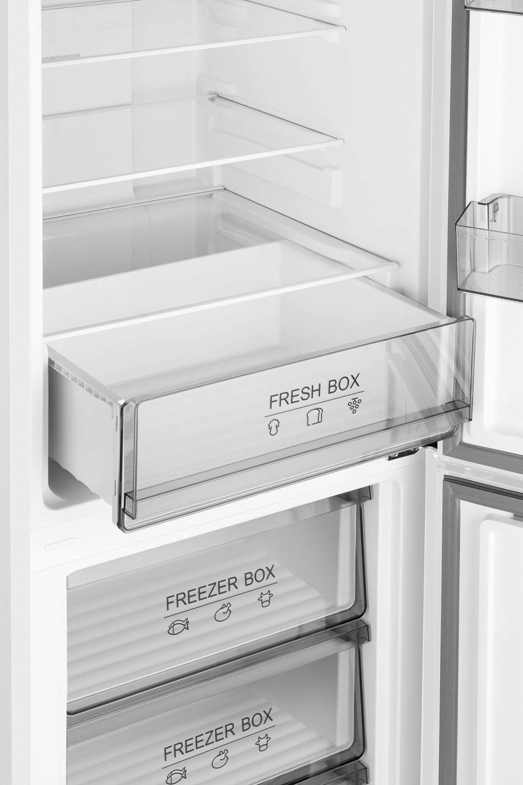 картинка Отдельностоящий холодильник Weissgauff WRK 185 Total NoFrost Inverter White 