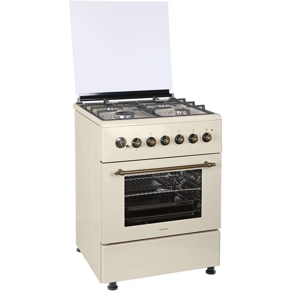 картинка Комбинированная кухонная плита Nordfrost GE 6064 YR  картинка Комбинированная кухонная плита Nordfrost GE 6064 YR