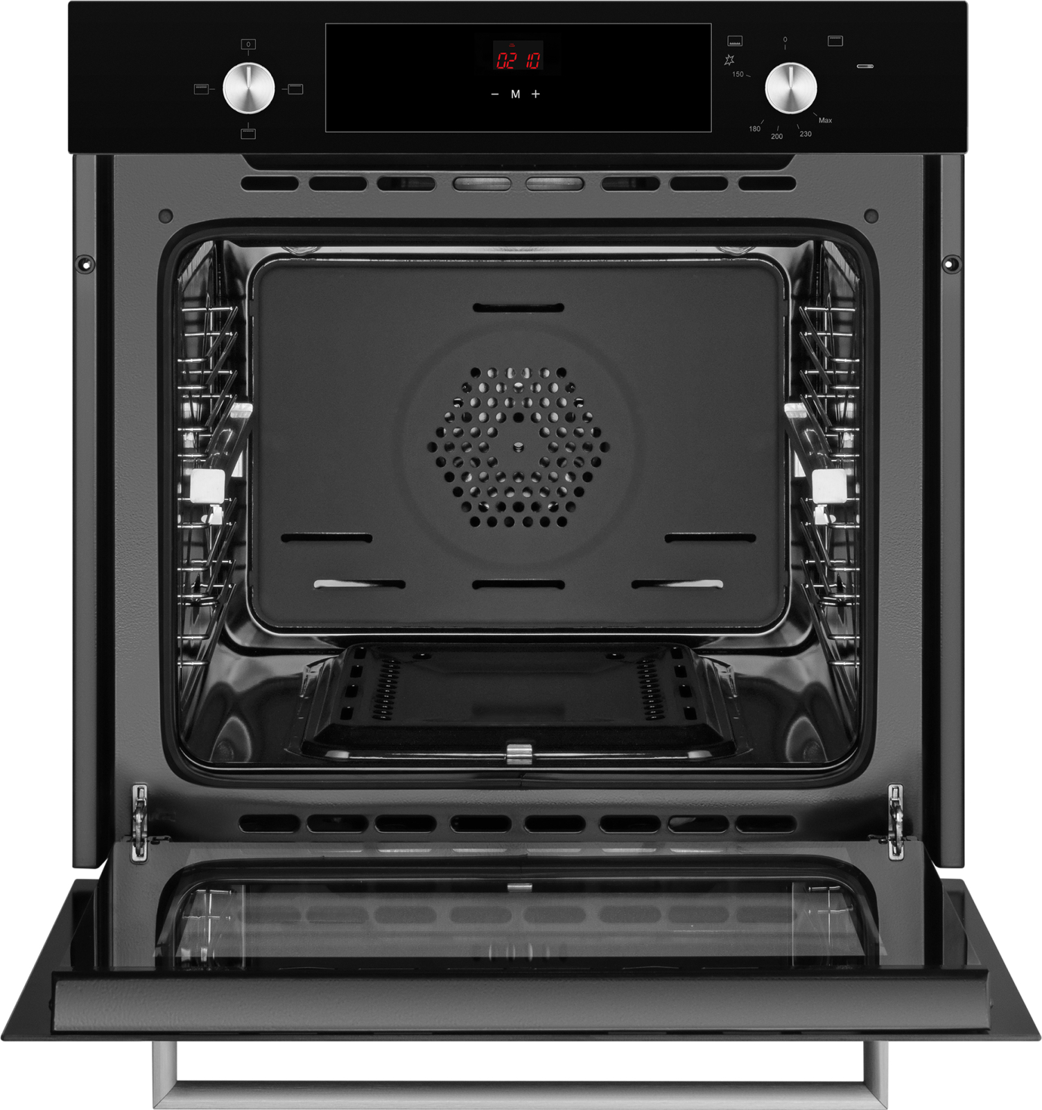 картинка Газовый духовой шкаф Weissgauff WGO 706 D BLACK GLASS 