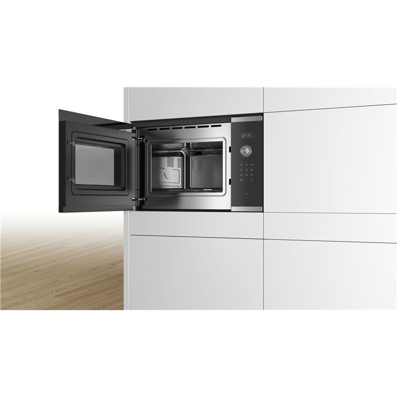 картинка Микроволновая печь встраиваемая Bosch BFL554MS0  картинка Микроволновая печь встраиваемая Bosch BFL554MS0