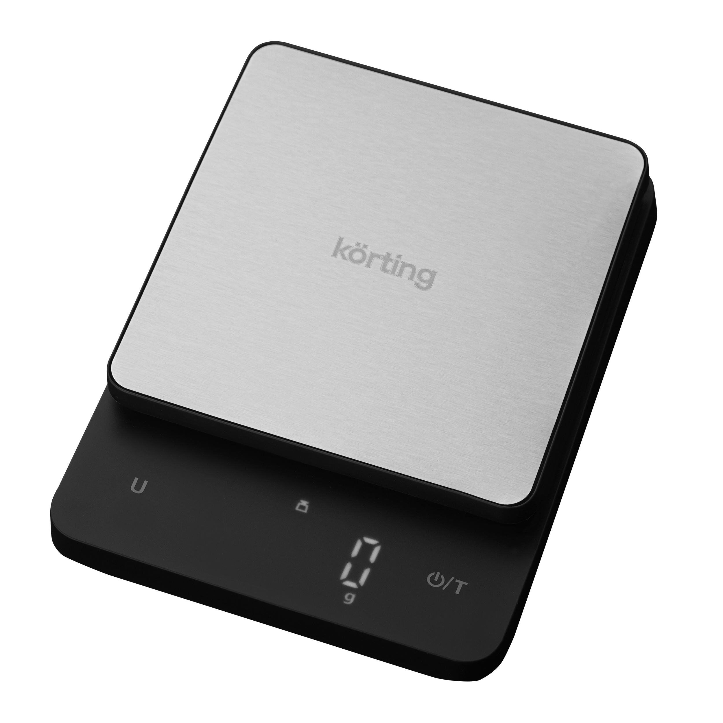 картинка Кухонные весы Korting KKS 0102 нержавеющая сталь  картинка Кухонные весы Korting KKS 0102 нержавеющая сталь