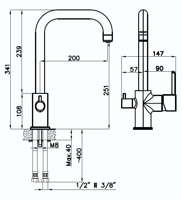 картинка Смеситель Rivelato Tovel 9025208  картинка Смеситель Rivelato Tovel 9025208
