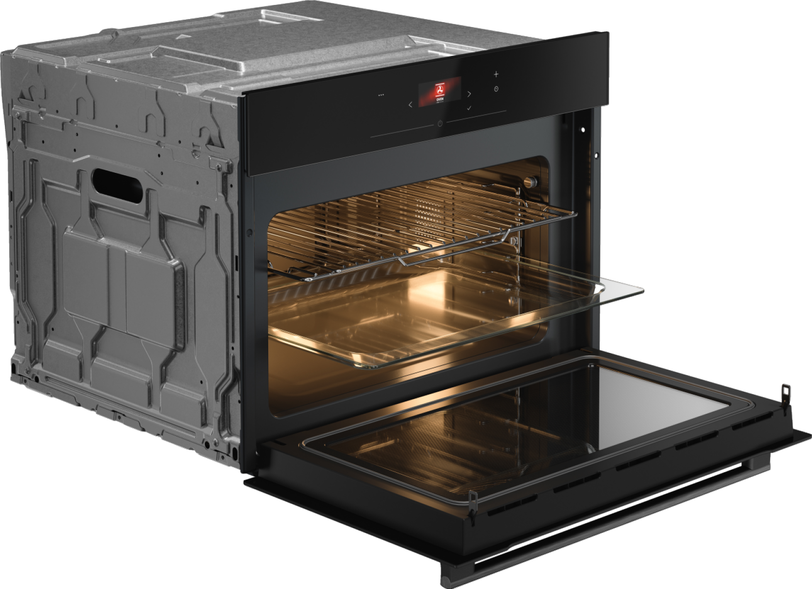 картинка Электрический духовой шкаф с функцией СВЧ Asko OCM24BGH черный 