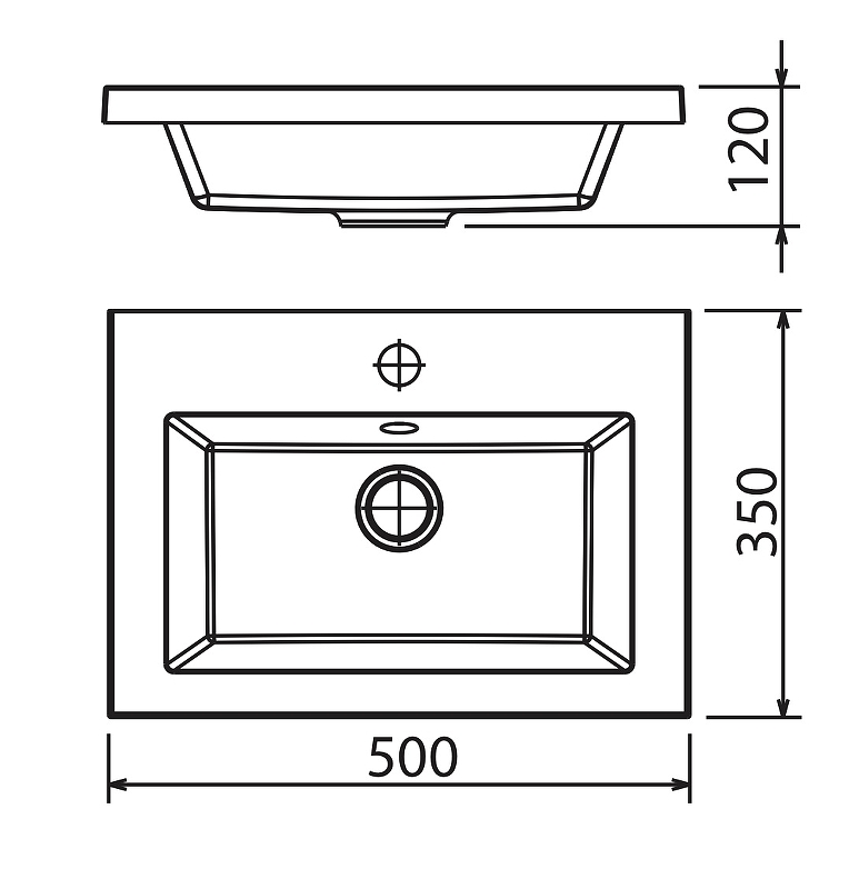 картинка Раковина Florentina Анита 500 