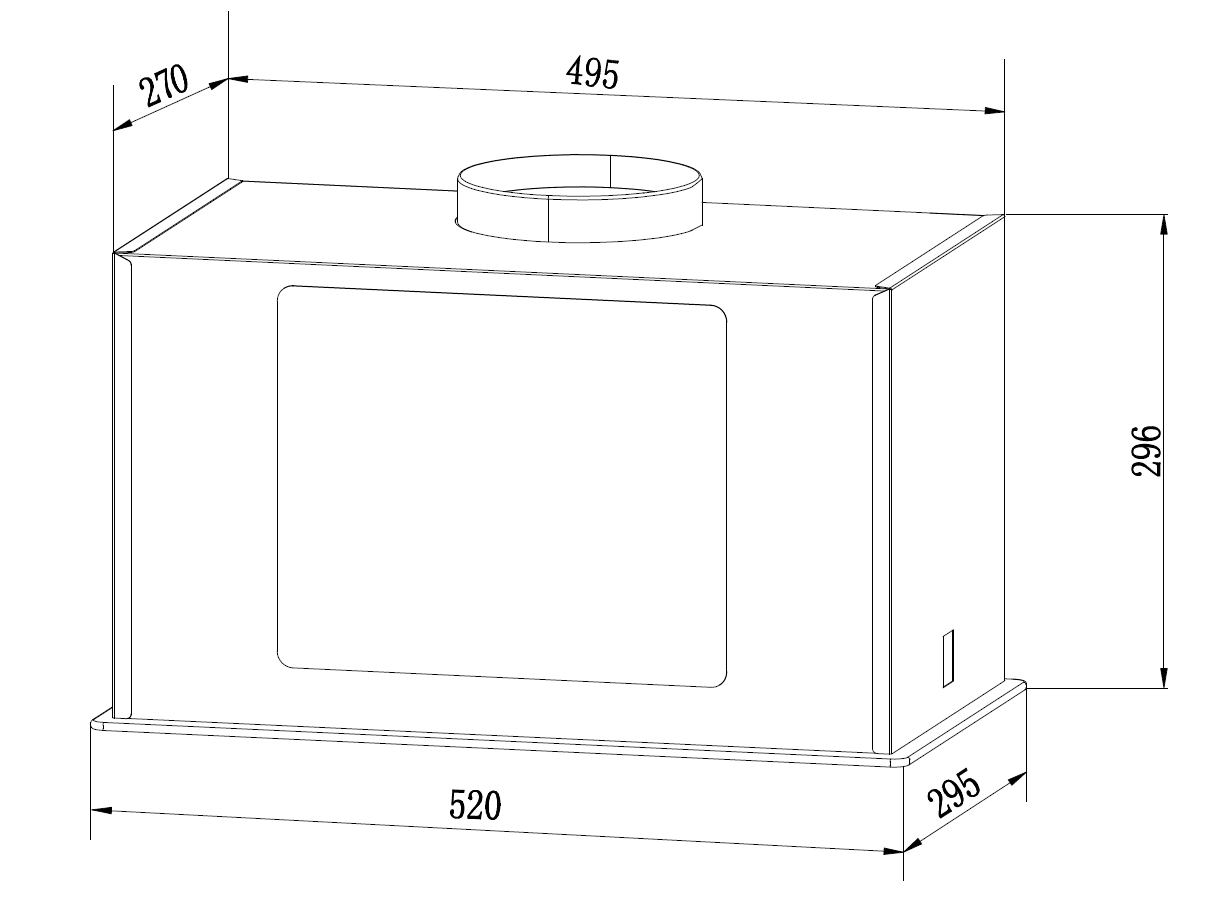 картинка Кухонная вытяжка Weissgauff Aura 1200 Remote WH 