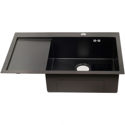 картинка Мойка для кухни Melana D7851HB-R PROFLINE графит  картинка Мойка для кухни Melana D7851HB-R PROFLINE графит