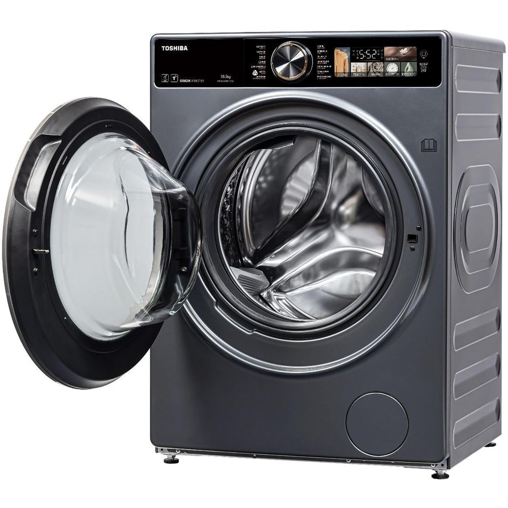 картинка Стиральная машина с паром Toshiba TW-T25BZU115MWRU(MG) серый 