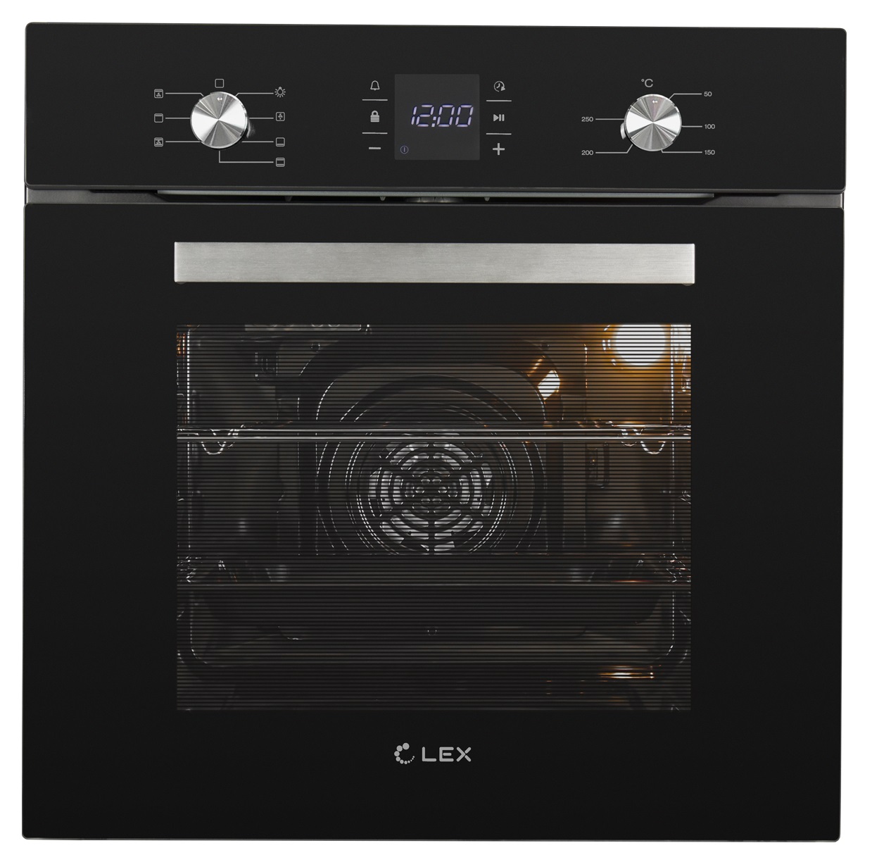 картинка Духовой шкаф Lex EDM 071 BL черный 