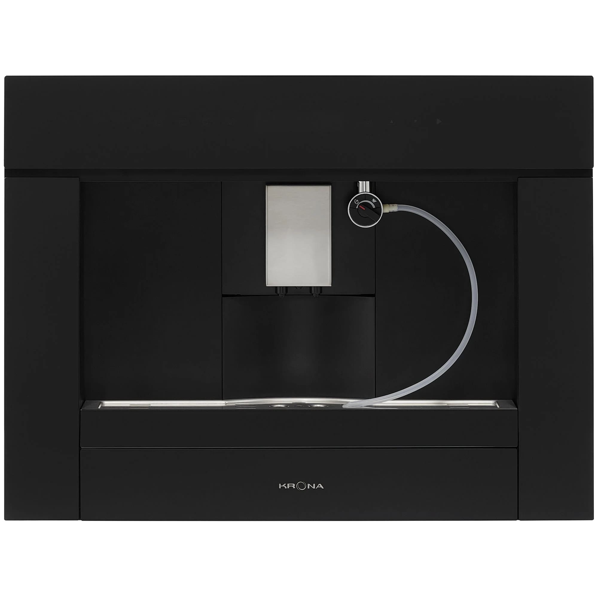 картинка Кофемашина встраиваемая Krona ONYX 45H coffee BL/BL  картинка Кофемашина встраиваемая Krona ONYX 45H coffee BL/BL