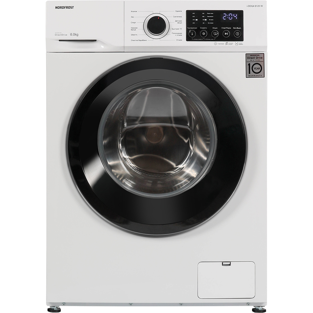 картинка Стиральная машина Nordfrost I-DDQ4 6120 W  картинка Стиральная машина Nordfrost I-DDQ4 6120 W