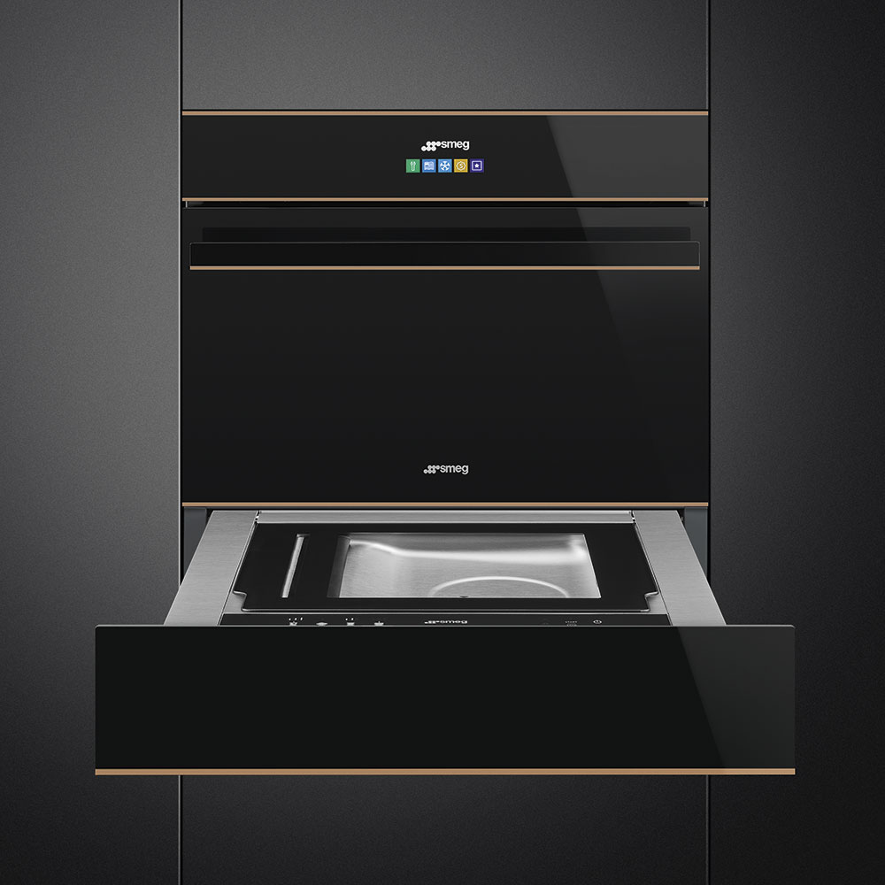 картинка Ящик для вакуумирования Smeg CPV615NR черное стекло  картинка Ящик для вакуумирования Smeg CPV615NR черное стекло