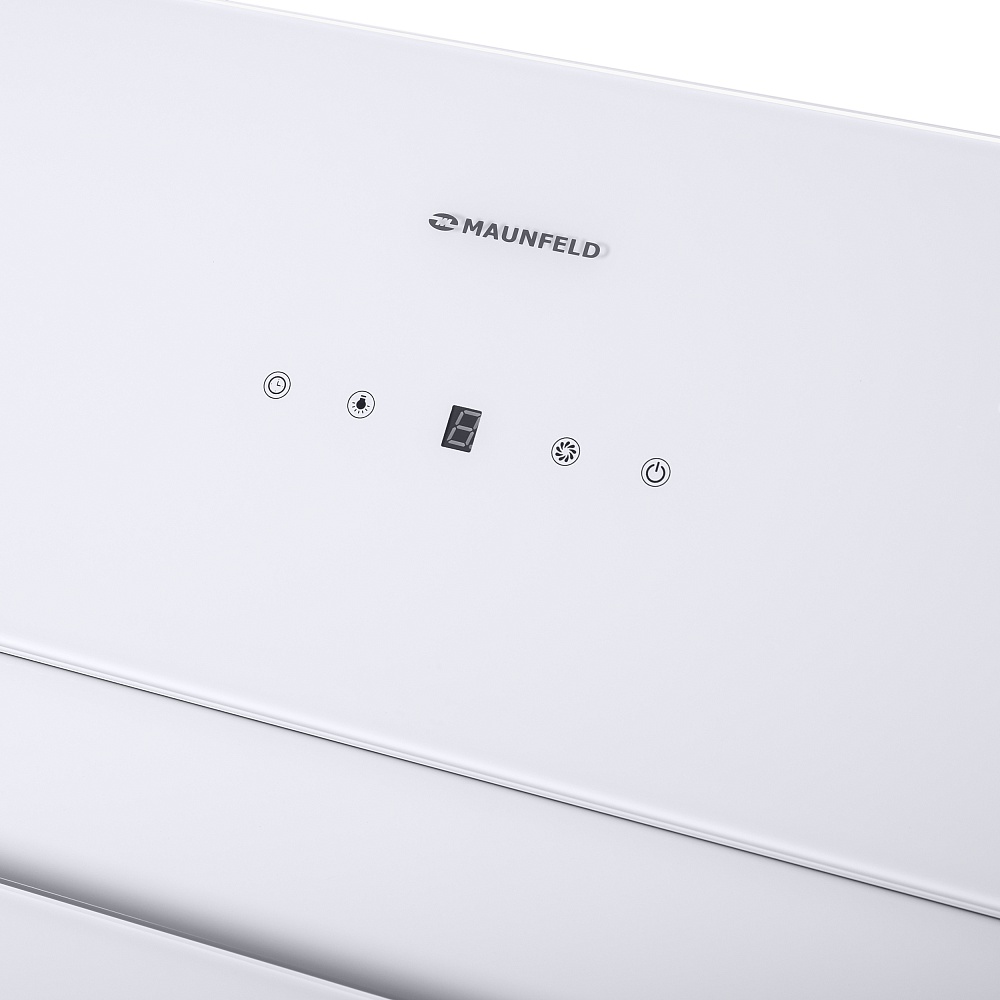 картинка Кухонная вытяжка Maunfeld MERSEY 90 WHITE GLASS WHITE 