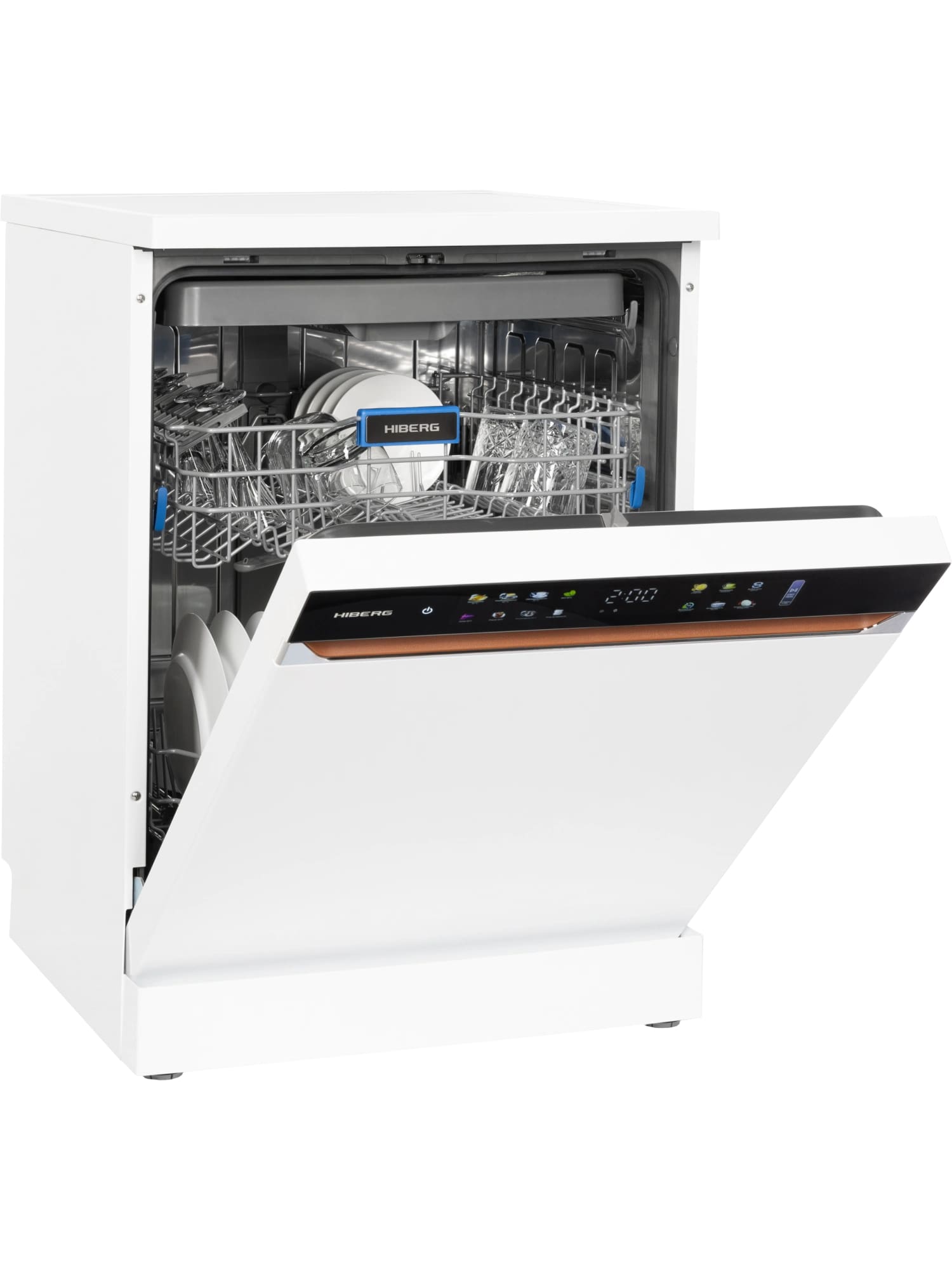 картинка Посудомоечная машина Hiberg i-Q 6815 LW  картинка Посудомоечная машина Hiberg i-Q 6815 LW
