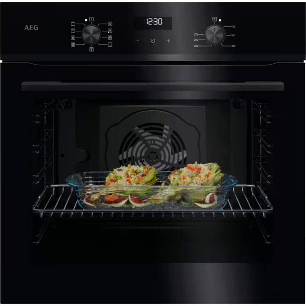 картинка Электрический духовой шкаф Aeg NBU5A21SB черный  