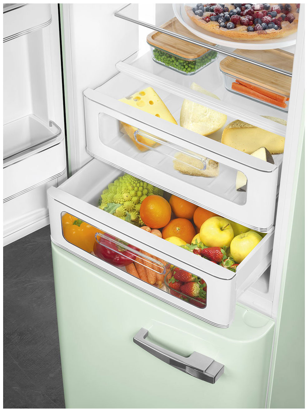 картинка Отдельностоящий холодильник Smeg FAB32LPG5  картинка Отдельностоящий холодильник Smeg FAB32LPG5