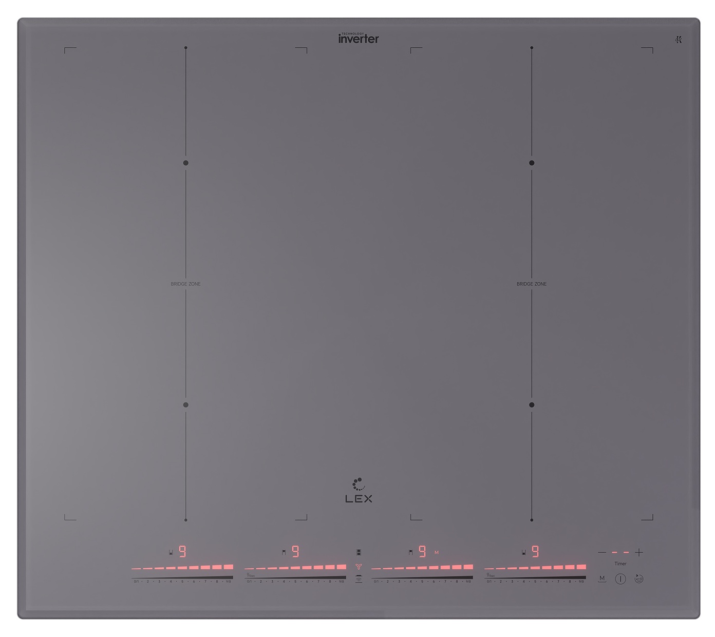 картинка Индукционная варочная панель Lex EVI 641C I GR 