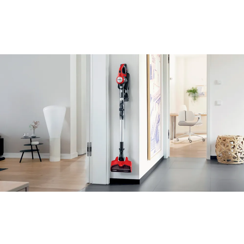 картинка Пылесос вертикальный Bosch BBS711ANM красный  картинка Пылесос вертикальный Bosch BBS711ANM красный