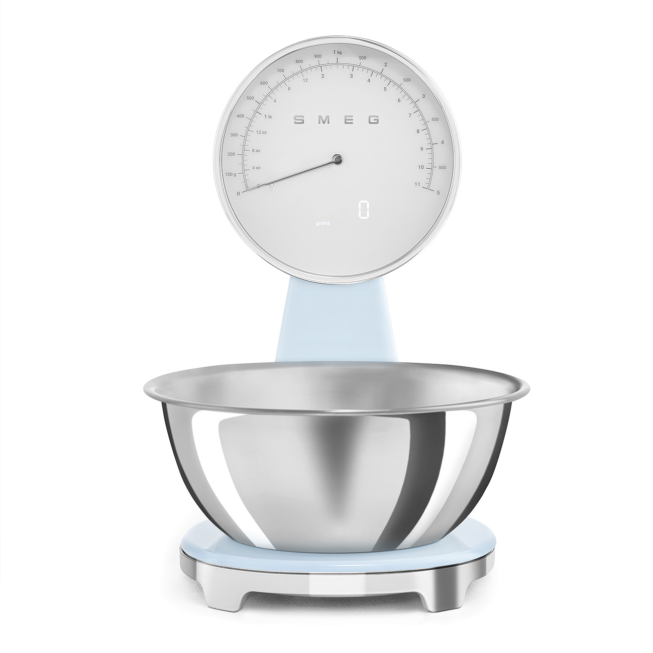 картинка Кухонные весы Smeg KSF01PBWW  картинка Кухонные весы Smeg KSF01PBWW