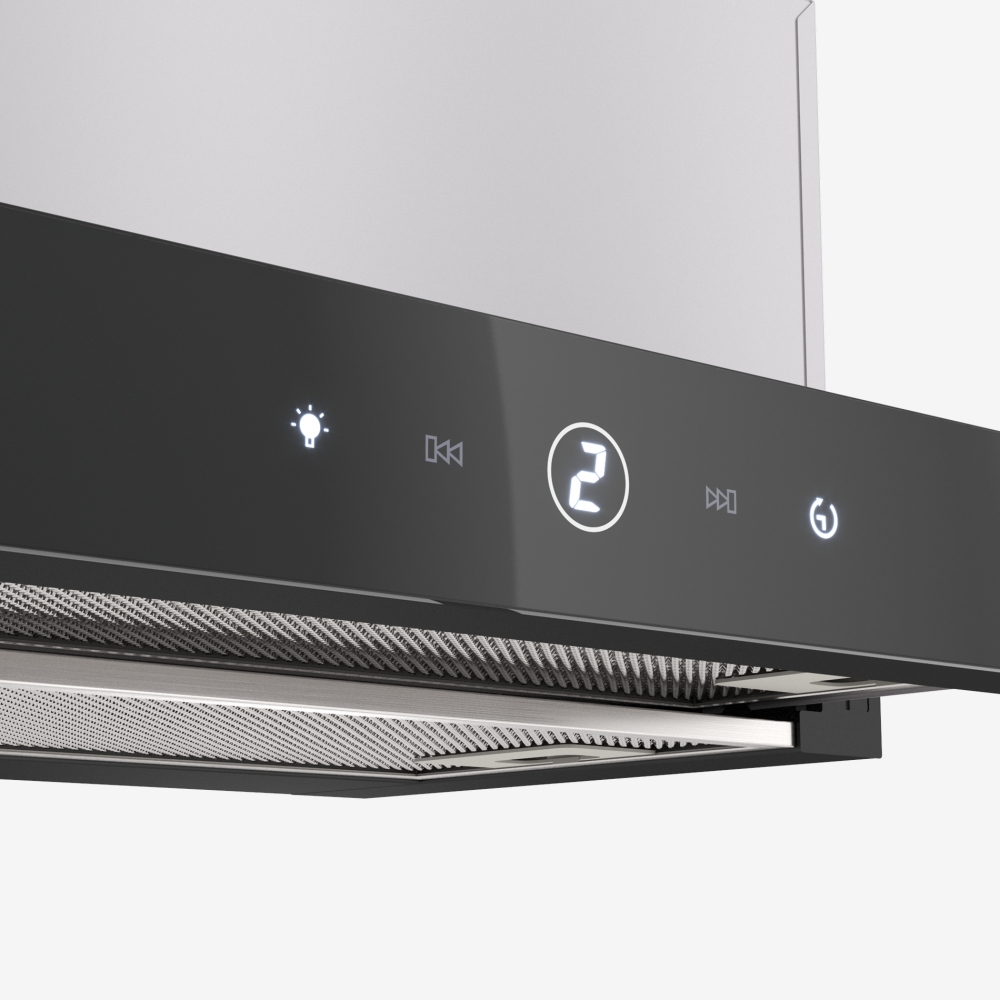картинка Кухонная вытяжка встраиваемая Franke TOUCH BK 60 черная  картинка Кухонная вытяжка встраиваемая Franke TOUCH BK 60 черная