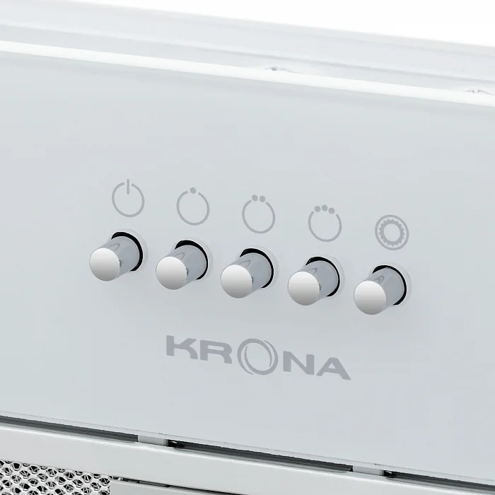 картинка Кухонная вытяжка Krona KATE 600 GLASS WHITE PB  картинка Кухонная вытяжка Krona KATE 600 GLASS WHITE PB