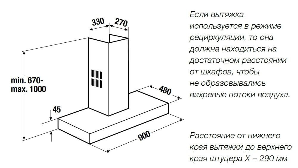 картинка Кухонная вытяжка Kuppersbusch DW 9500.0 S3 Silver Chrome 