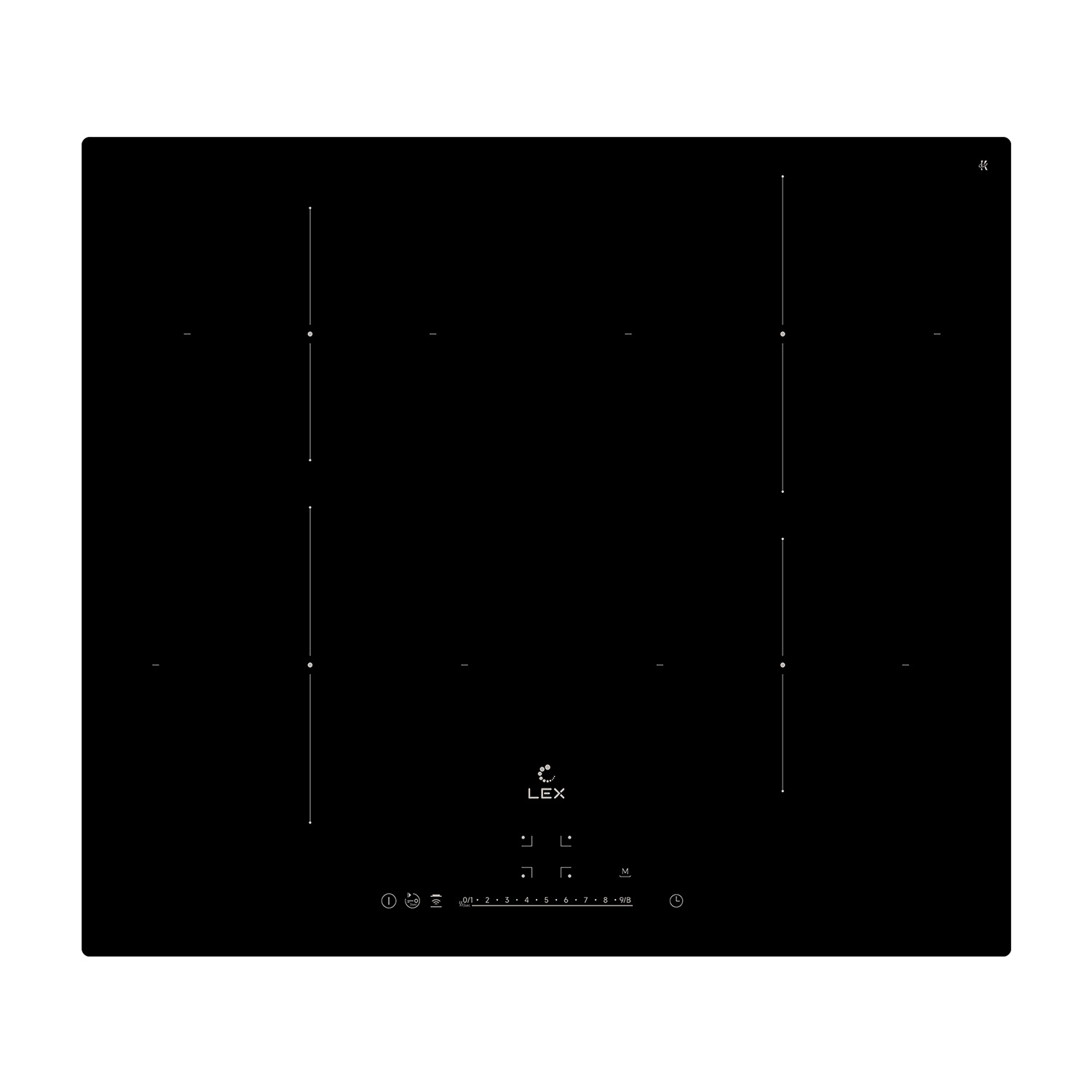 картинка Индукционная варочная панель Lex EVI 640A I BL 