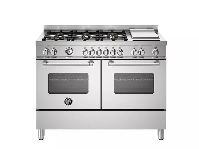 картинка Комбинированная кухонная плита Bertazzoni MAS126G2EXT нержавеющая сталь  картинка Комбинированная кухонная плита Bertazzoni MAS126G2EXT нержавеющая сталь