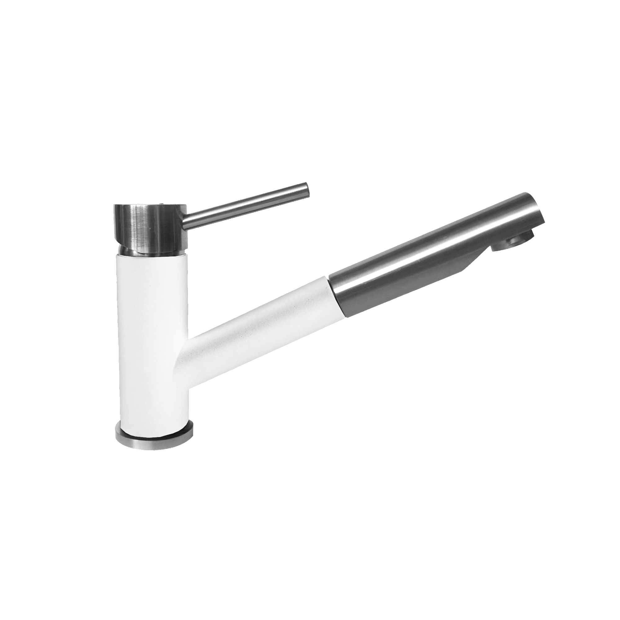 картинка Смеситель Gerdamix RIDO белый (DG-201) 