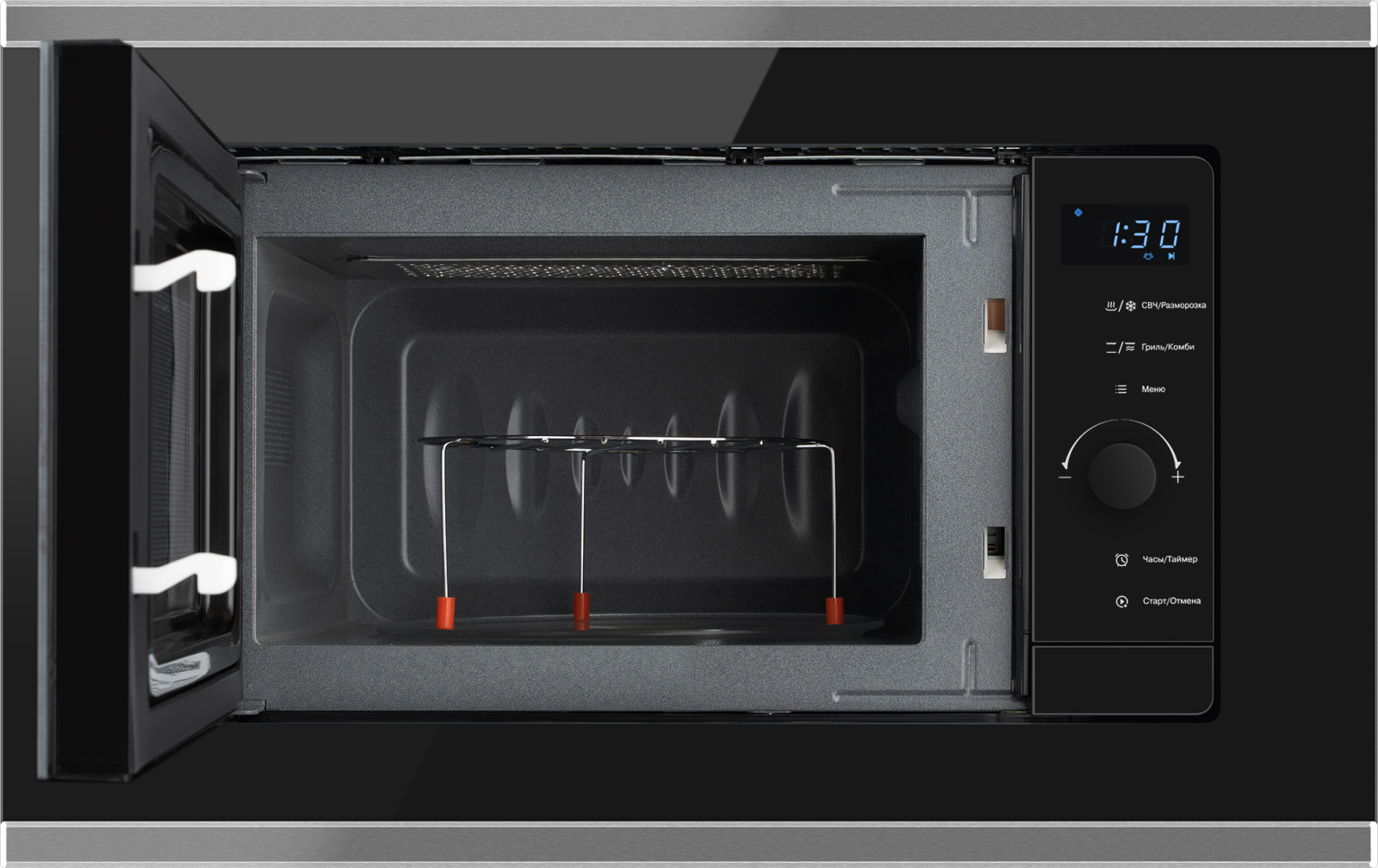 картинка Микроволновая печь встраиваемая Weissgauff HMT-720 BX Grill 