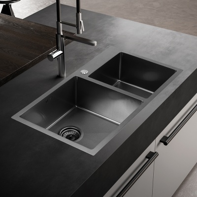 картинка Мойка для кухни Melana S7843HB PROFLINE графит 