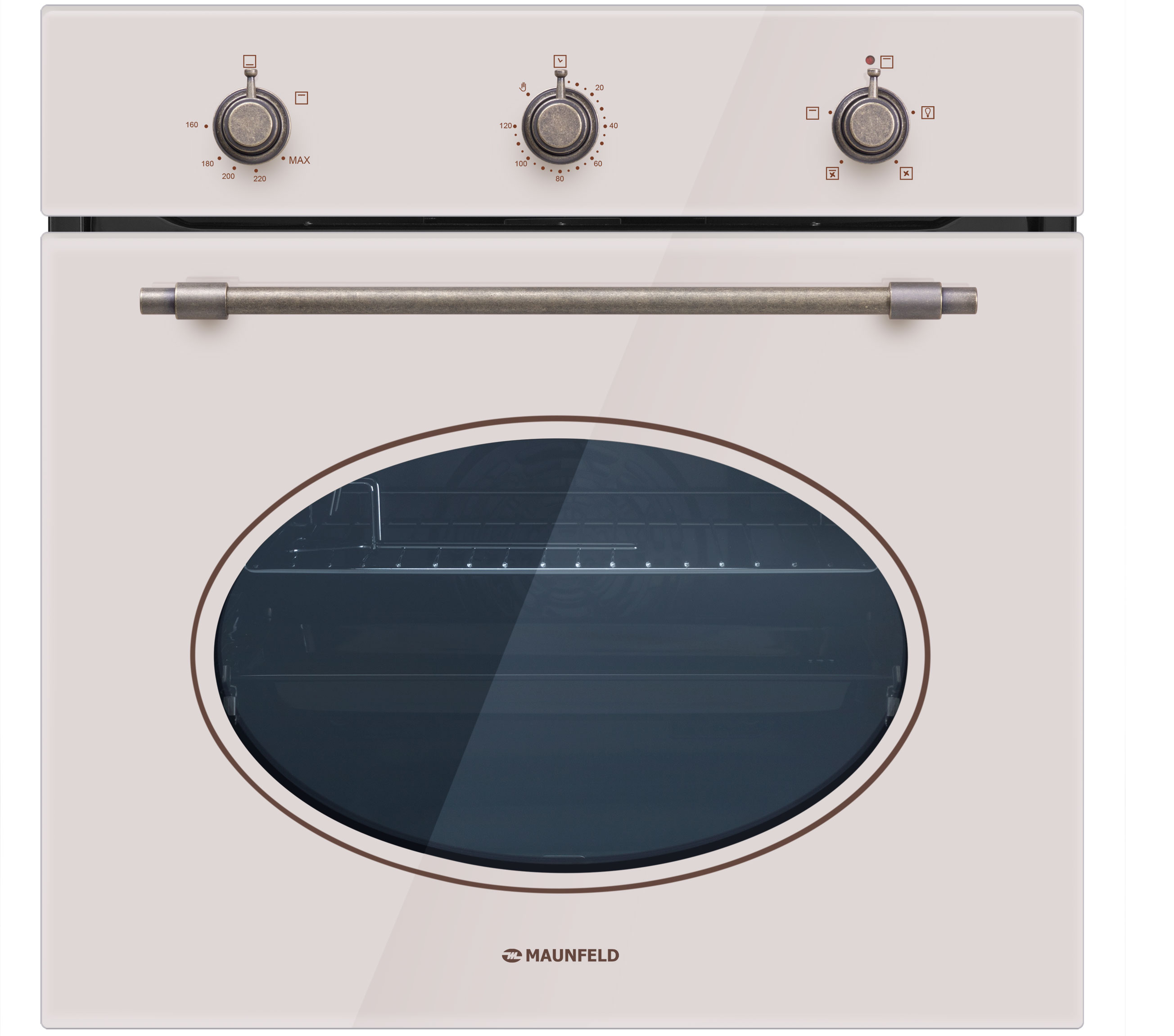 картинка |Discount| Духовой шкаф Maunfeld EOGC604RIB.MT бежевый  картинка |Discount| Духовой шкаф Maunfeld EOGC604RIB.MT бежевый