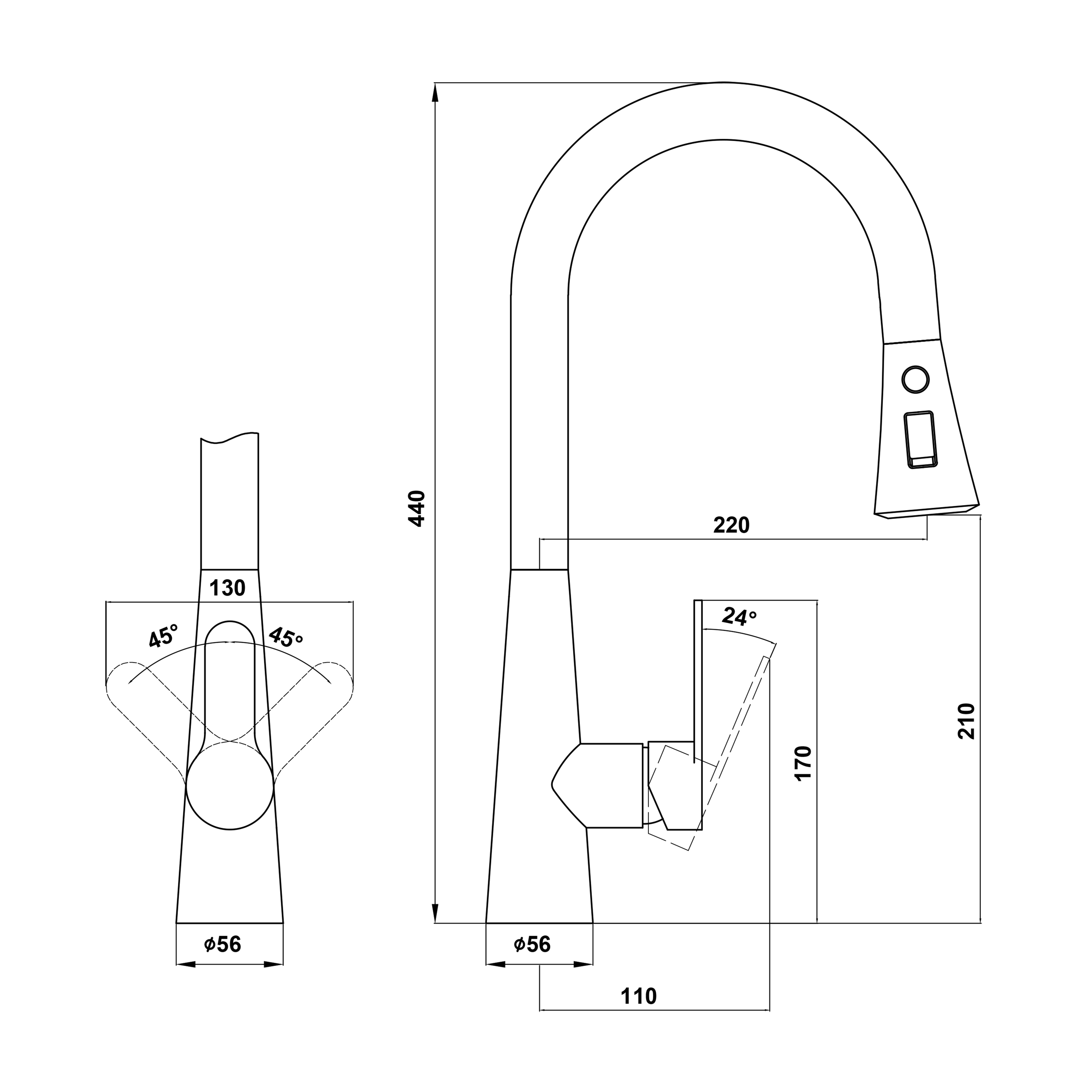 картинка Смеситель Florentina ВИТА PRO FL 