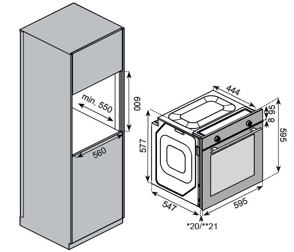картинка Духовой шкаф Kuppersberg SR 610 W Silver 