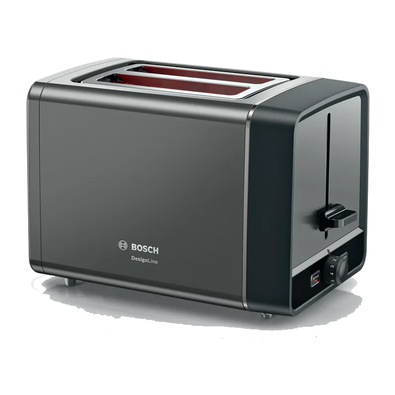 картинка Тостер Bosch TAT5P425 графит  картинка Тостер Bosch TAT5P425 графит