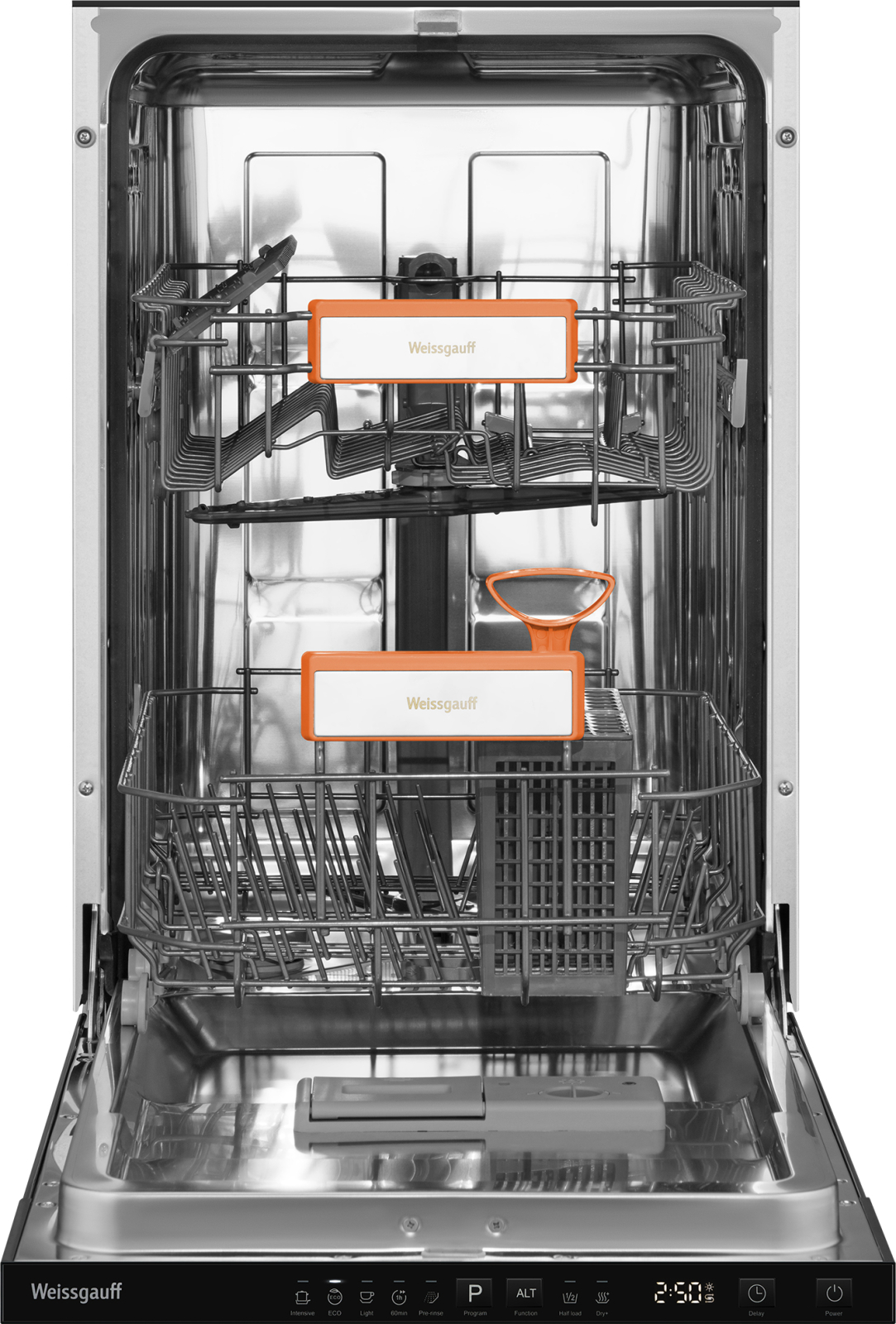 картинка Посудомоечная машина встраиваемая Weissgauff BDW 4525 D Infolight  картинка Посудомоечная машина встраиваемая Weissgauff BDW 4525 D Infolight
