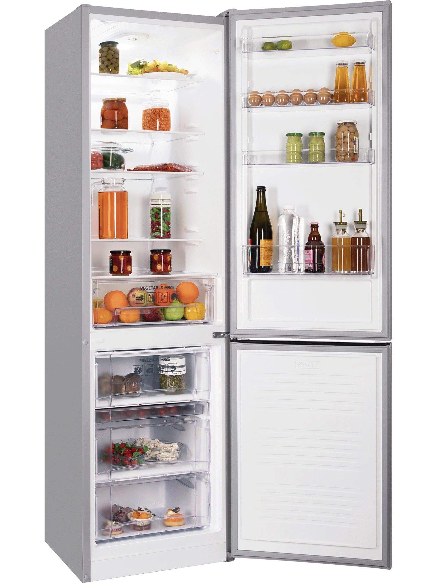 картинка Отдельностоящий холодильник Nord NRB 154 X нержавеющая сталь 