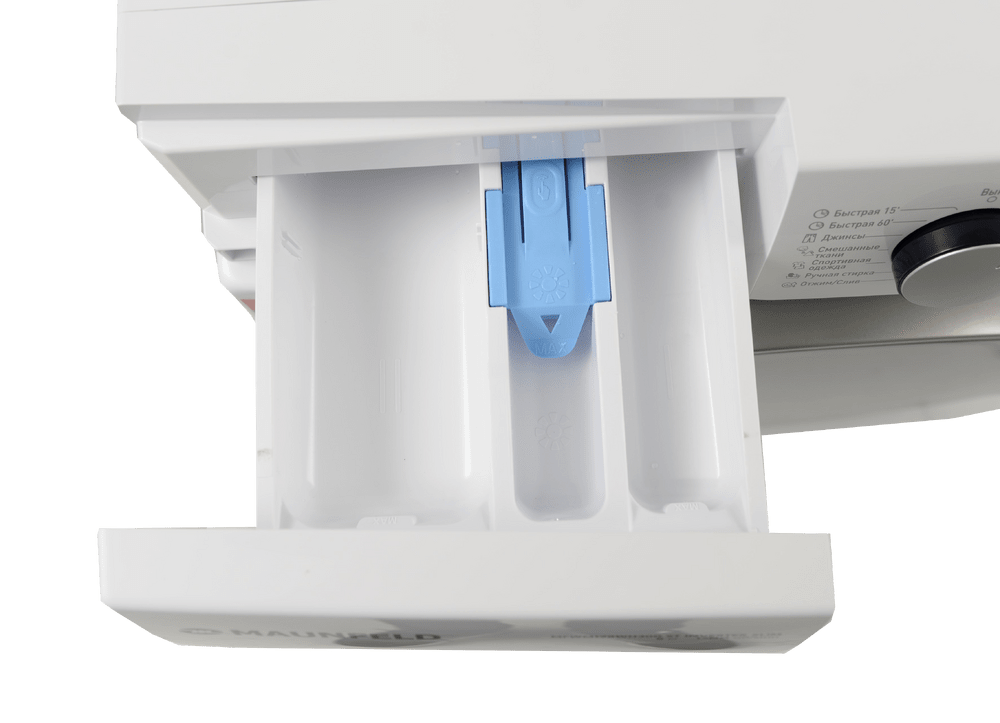 картинка Стиральная машина с паром Maunfeld MFWM128WH300 ST INVERTER SLIM 