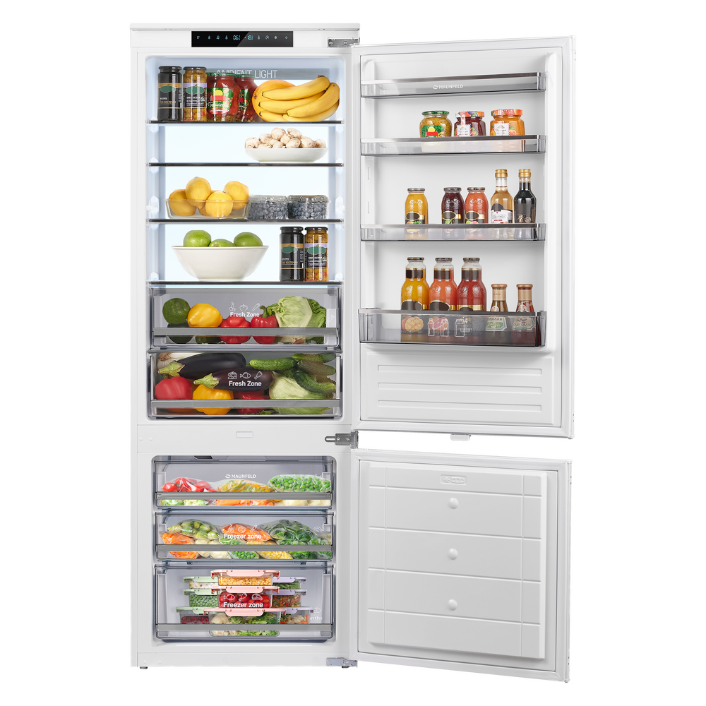 картинка Встраиваемый холодильник Maunfeld MBF19369NFWGR LUX Inverter 