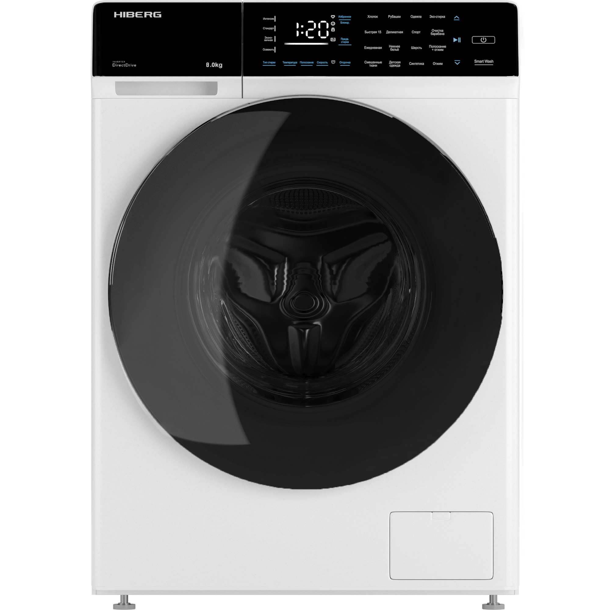 картинка Стиральная машина Hiberg I-DDQ9 - 812 W  картинка Стиральная машина Hiberg I-DDQ9 - 812 W