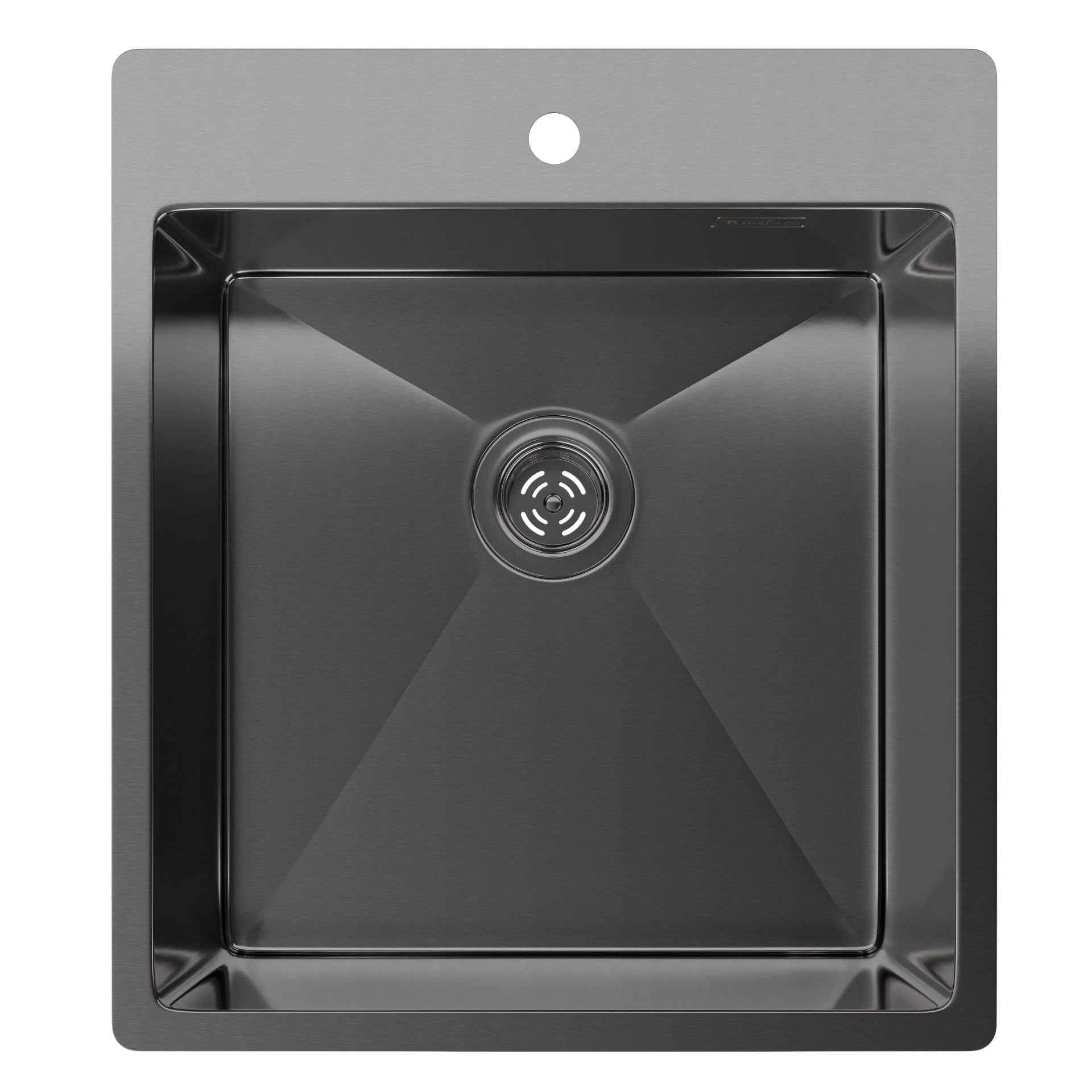 картинка Мойка для кухни Rivelato Rinox 4450 PVD black  картинка Мойка для кухни Rivelato Rinox 4450 PVD black