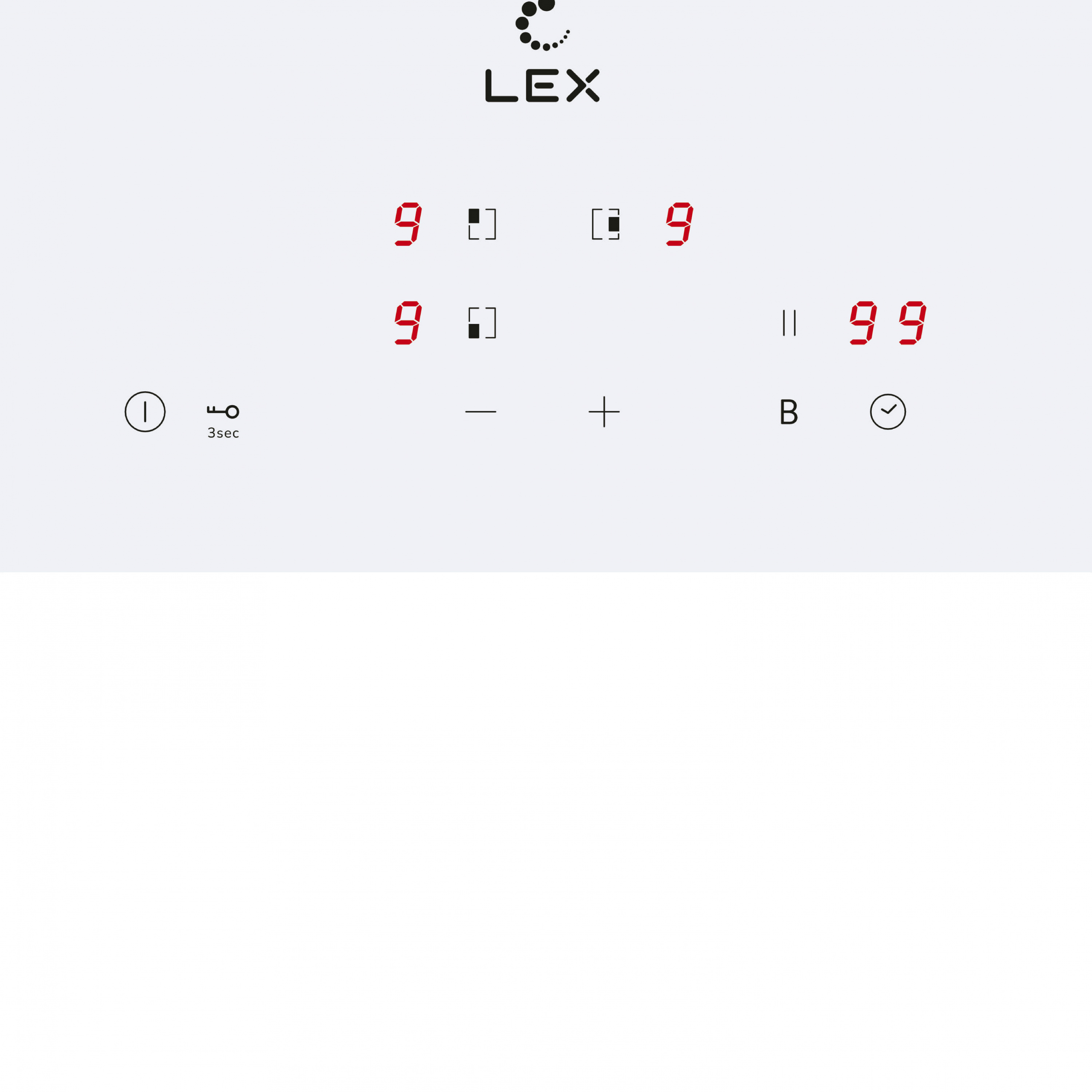 картинка Варочная панель Lex EVI 430A WH 