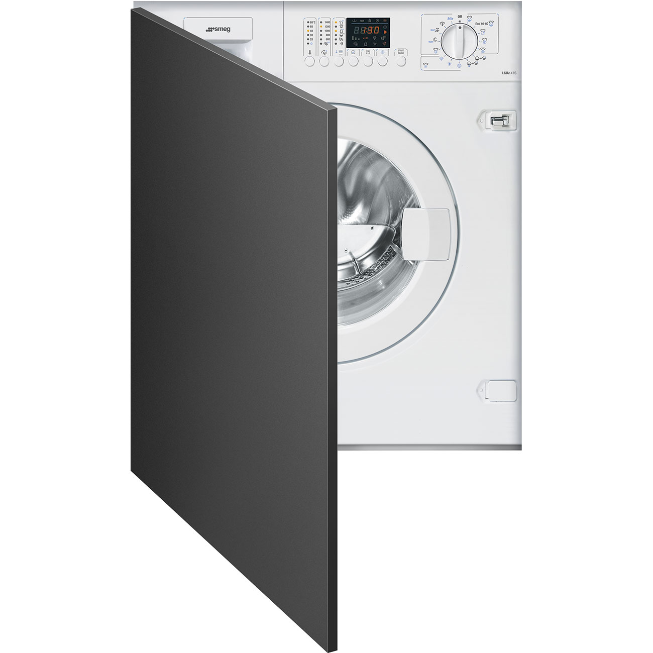 картинка Стиральная машина с сушкой Smeg LSIA147S  картинка Стиральная машина с сушкой Smeg LSIA147S
