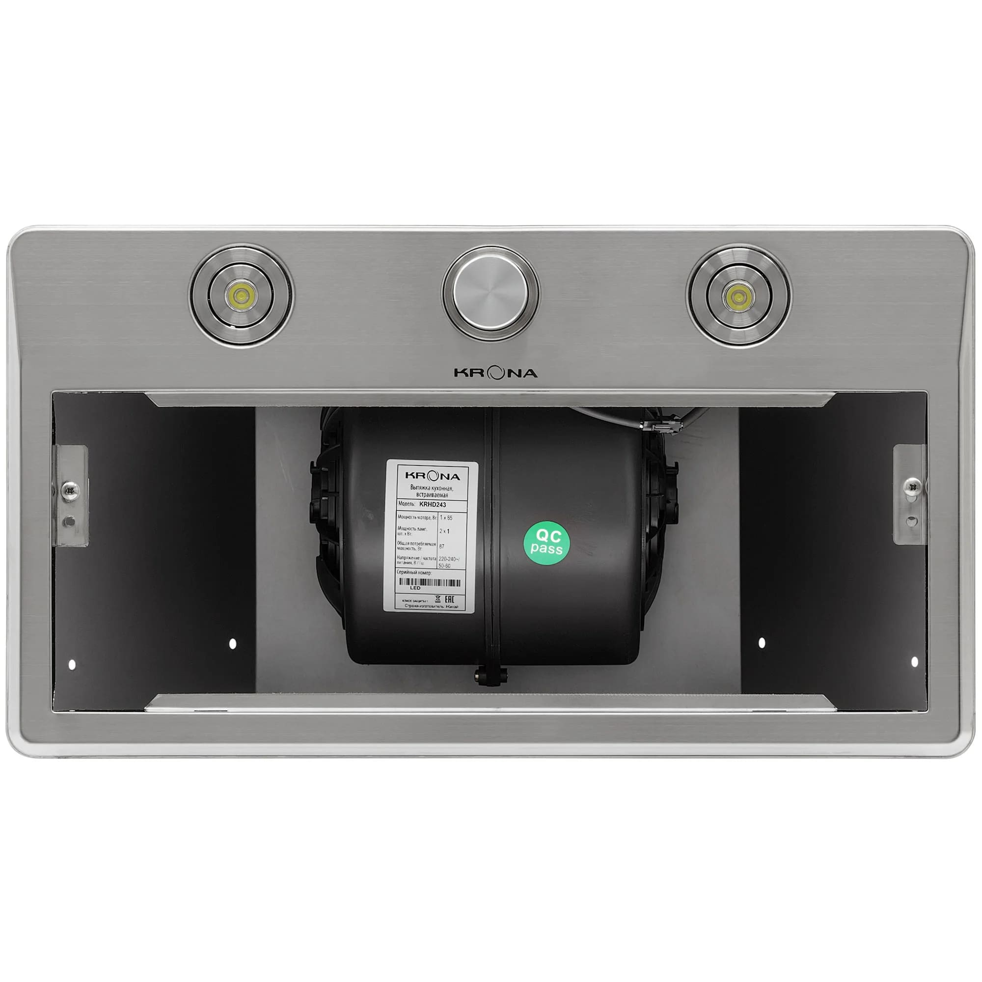 картинка Кухонная вытяжка Krona SVEN 600 inox one knob  картинка Кухонная вытяжка Krona SVEN 600 inox one knob