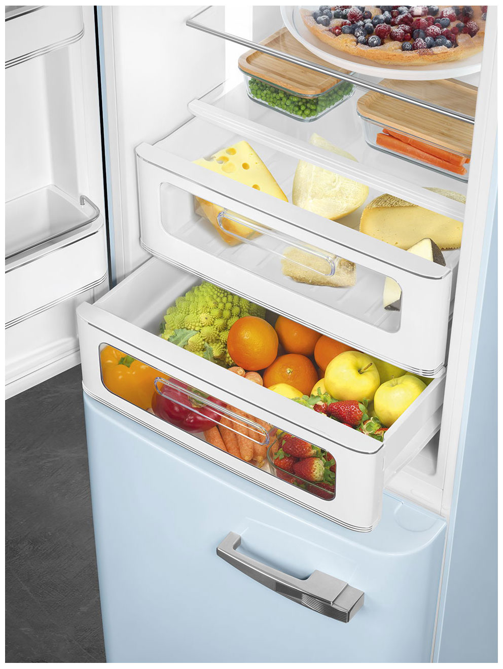 картинка Отдельностоящий холодильник Smeg FAB32LPB5 